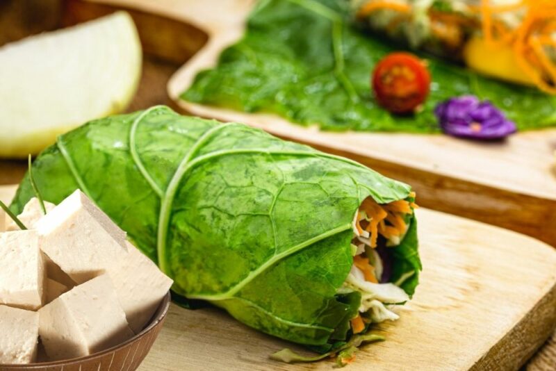 Firecracker Tofu Lettuce Wraps–Your Teens Will Love These, image of tofu lettuce wraps