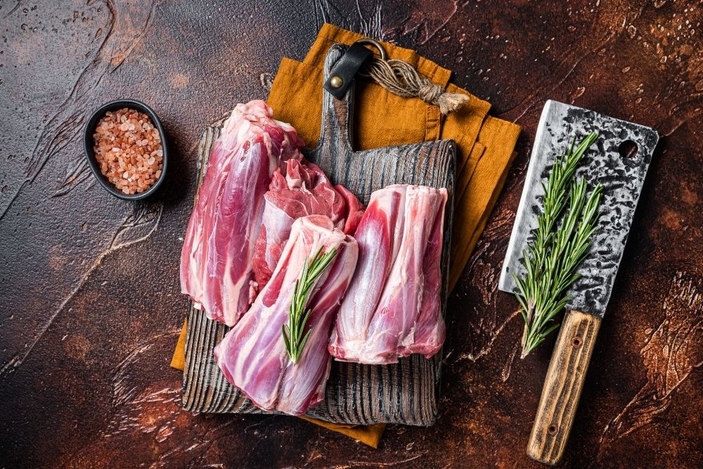 Don't Overlook the Health Benefits of Lamb Meat, image of lamb meat on a cutting board