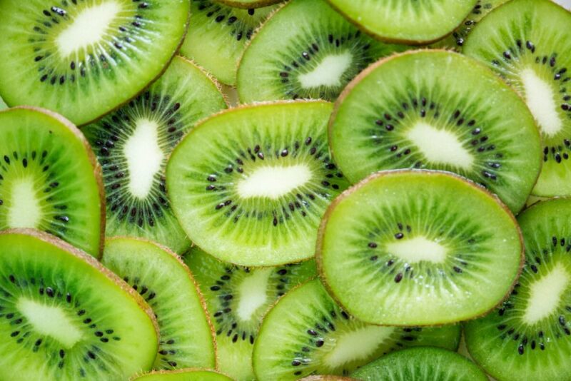 Green inside of kiwi